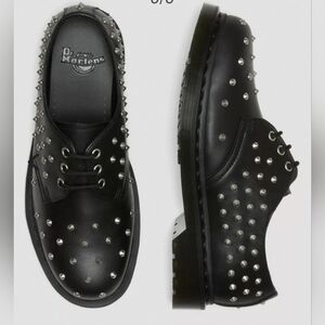 Dr. Martens 1461 Stud Wanama Leather Oxford Shoes (NWOT)